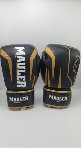 Mauler Black/Gold Boxing Gloves